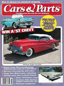 CARS & PARTS 1992 MAR - '29 PONTIAC COUPE, CRANK BAL 283 CHEVY,'50S MERCURY 